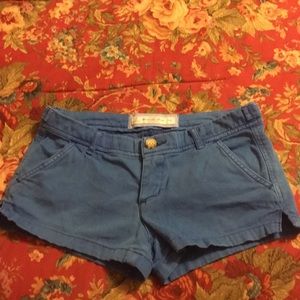 Abercrombie & Fitch blue shorts